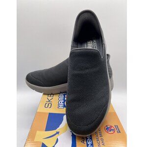 Mens Skechers Slip-Ins Go Walk Flex Size 10 Dark Gray LIKE NEW 216491